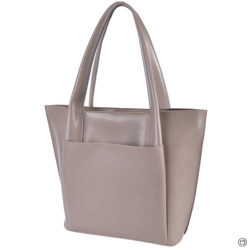 Елегантна сумка в стилі "Tote Bag" від українського бренду  "LucheRino"  виготовлена з високоякісного шкірзамінника та фурнітури в кольорі  - нікель.